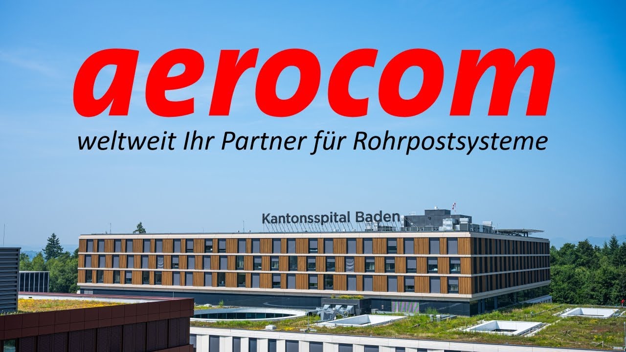 Aerocom Rohrpostsystem im Einsatz - Projekt Kantonsspital Baden - YouTube