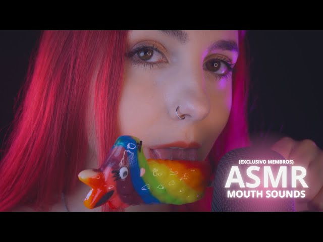 ASMR Mouth Sounds com pirulito de... alpaca? (membros)