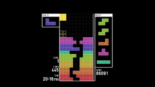 Rainbow stack in Tetr.io screenshot 4