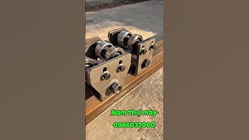 con lăn chạy ray i dẫn hướng chế thang tời #namthomay #sieuthidienmay #dienmaydangnga