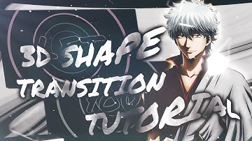 "3D Shape Transition"like @GOJO || "Alight Motion" easy -Tutorial "Preset"