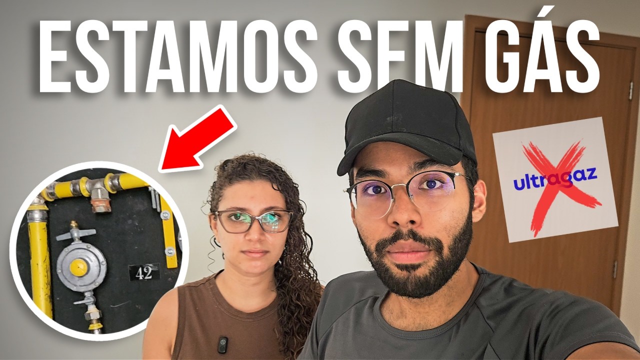CORTARAM O GÁS DO NADA NO NOSSO APARTAMENTO! (inacreditável)