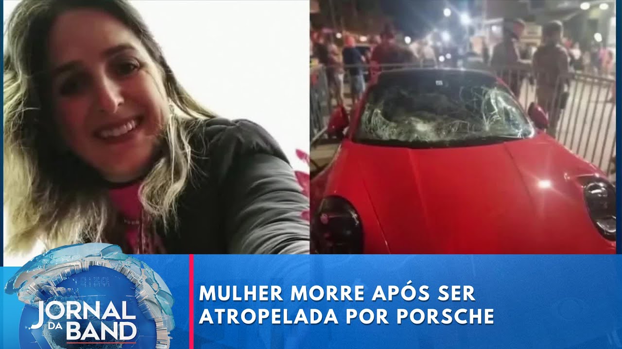 Mulher morre após ser atropelada por Porsche | Jornal da Band