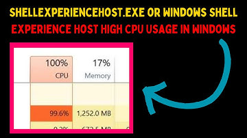 How to Fix ShellExperienceHost.exe or Windows Shell Experience Host High CPU Usage in Windows 11