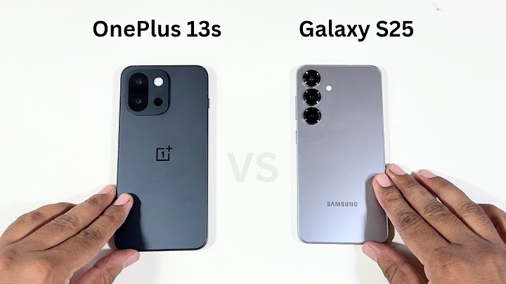 OnePlus 13s vs Samsung Galaxy S25 Speed test and Camera Comparison
