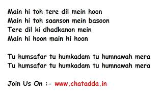 Tu Hi Haqeeqat Full Song With Lyrics | Javed Ali, Irshan Ashraf & Shadab