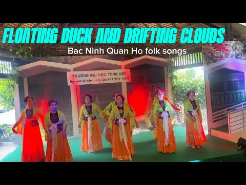 Floating Duckweed & Drifting Clouds #bacninh #quanho #folksongs