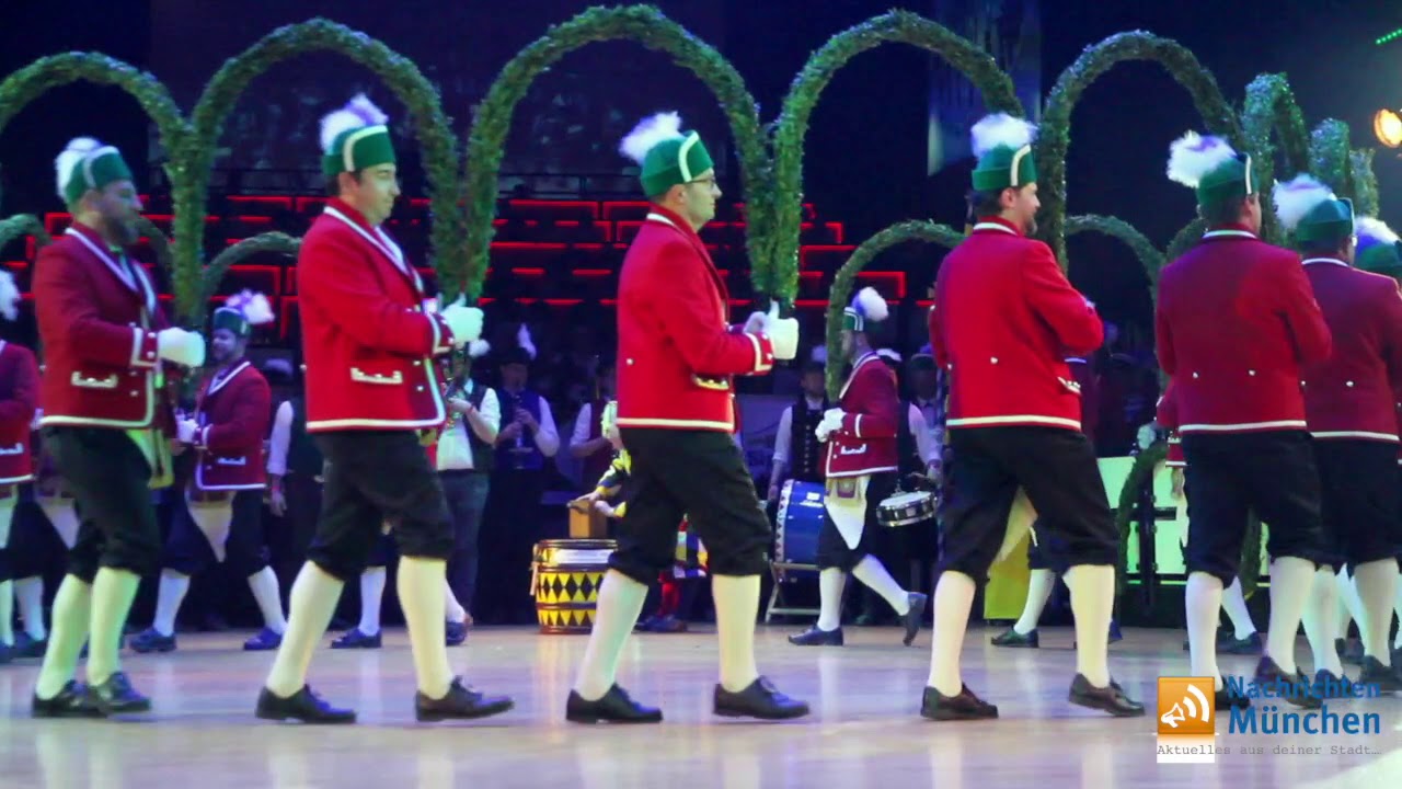 Die Münchner Schäffler beim Oiden Wiesn Bürgerball 2019