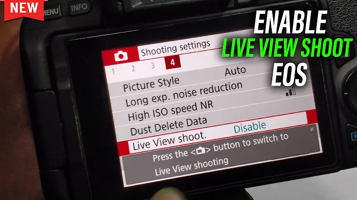 How to Enable Live View on CANON EOS Camera 2025 | Shoot Photos with Live View on Canon EOS