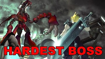 DEFEATING RUBY WEAPON - EASY FIGHT - NO KNIGHTS OF THE ROUND