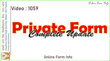 Private Admission Form 2023 | CCS University