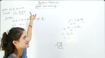 Limit and Continuity | Class 12 | Business Maths | Old Question Solved | Exam-Oriented Preparation