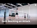 Drill: blocking an attack | Volleyball