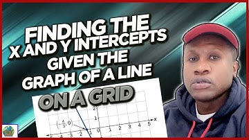 IN LESS THAN 3 MINS: Finding x and y intercepts given the graph of a line on a grid