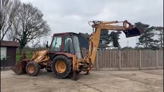 CASE 580K 4WD BACKHOE DIGGER C/W 4 IN 1 BUCKET & EXTENDING DIG