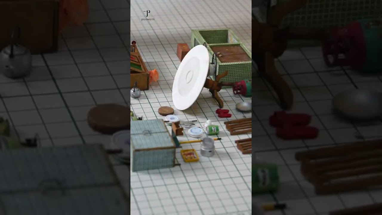 Miniature Nanyang Kitchen Timelapse I Artwork by Picoworm