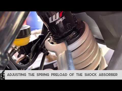KTM Adventure 390 | Adjusting the spring preload of the shock absorber | @bhulakkad_rider