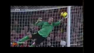 Barcelona Vs Malaga Fantastic Save Gran Parado Victor Valdes