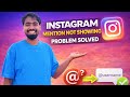 Instagram Mention Not Showing Problem Solved ✅ | Instagram Mention Issue Fix 2026  | Tech Frack 