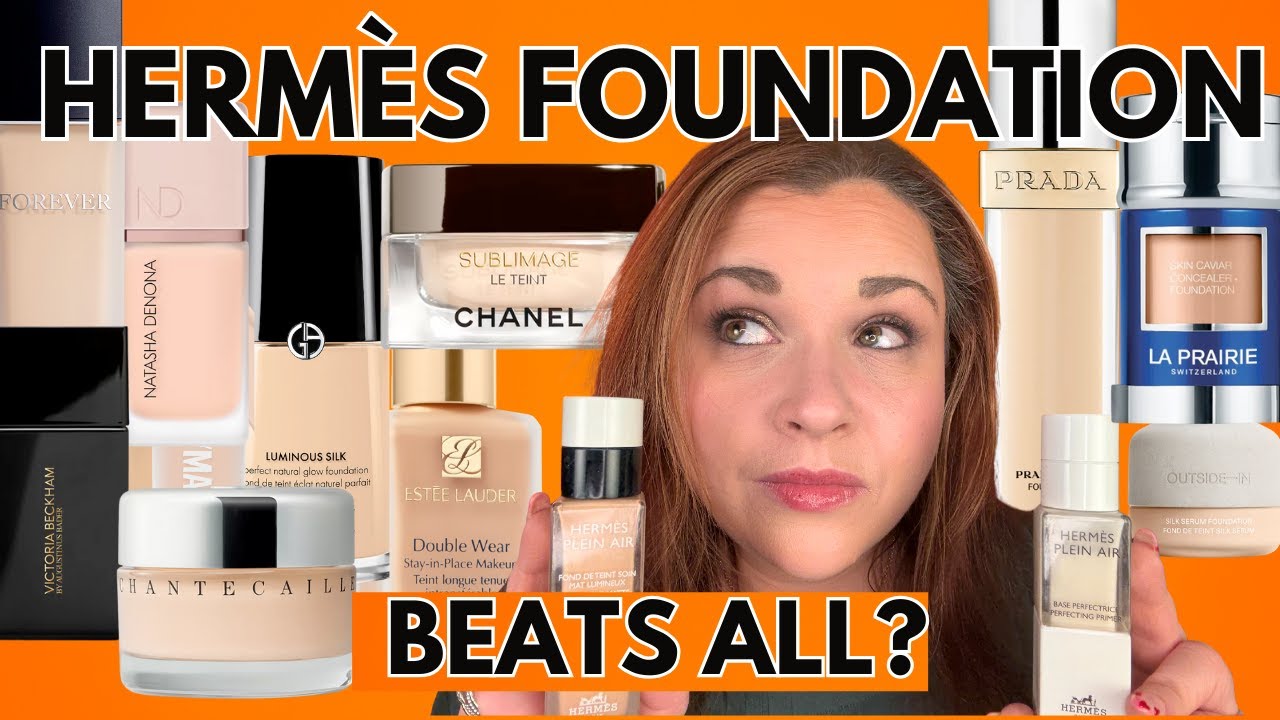 NEW HERMES PLEIN AIR FOUNDATION AND PRIMER Review & Comparison to Prada, Victoria Beckham & 9 More!