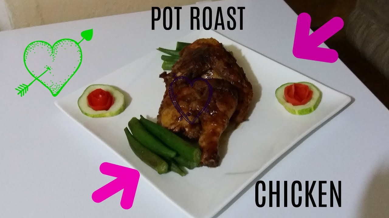 How to pot roast chicken in your electric skillet YouTube