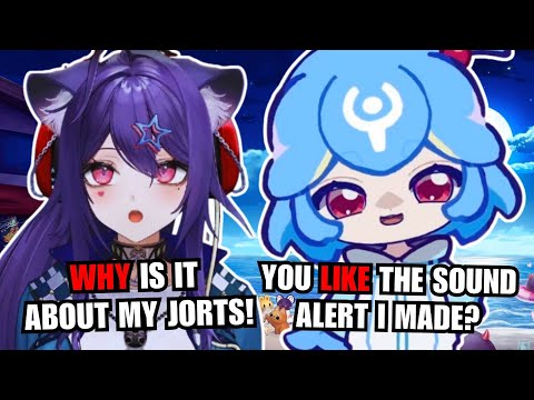 Numi Reacts to Bao's Infomercial Sound Alert Making Fun of Her Jorts