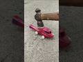 Remote control beautiful little helicopter vs hammer
