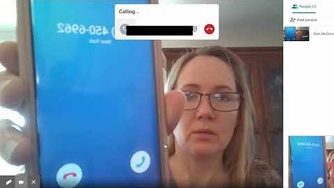 Using Google Meet to Call Parents