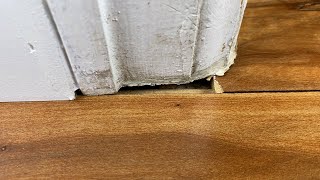 How to Fill Gaps in Laminate Vinyl or Wood Floor