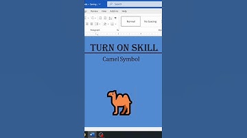 Camel Symbol Ms Word Shortcut Code 🤯🐪 #shorts #foryou #shortsfeed #tricks #msword #tips