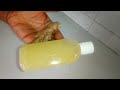 How to make Ginger Oil at Home for Hair Growth, Skin, and Swelling