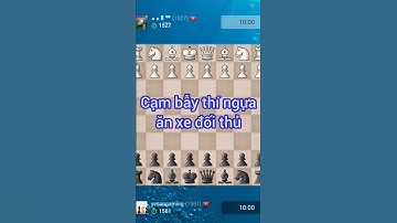 Cờ vua | Cạm bẫy thí ngựa ăn xe đối thủ #chess #covua