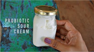 Probiotic Homemade Sour Cream | Keto Sour Cream | Keto essentials