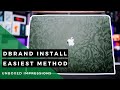 dbrand 16'' MacBook Pro Tutorial (Top & Bottom) / Best & Easy Way To Apply Skin Using My Own Method!