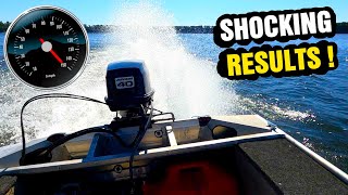 TOP SPEED 40 hp Johnson 16 FT Bass Tracker !!