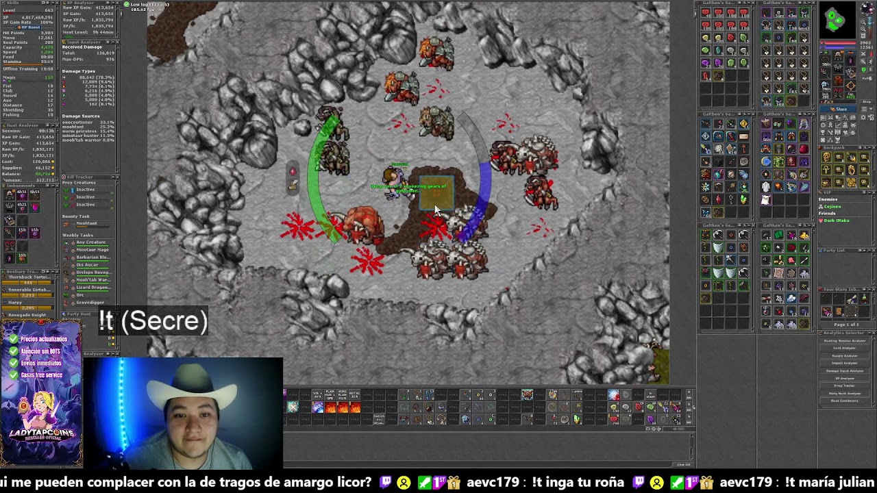 🔴EN VIVO: HOY VENDEMOS LOOT PARA PAGAR LA PREEMY | #tibia #hunt #MS ...
