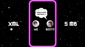 NEW TRAND XML FILE 😻💘 || NEW TREND XML FILE 🦋 || NEW TREND XML 💕 || #xml #5mb_xml #alight_motion