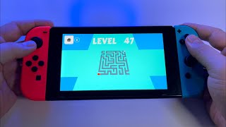 Maze With Cube Nintendo Switch Handheld Gameplay