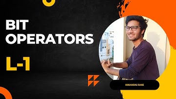 L1-Bitwise Operators || Bit manipulation #breakingbits #dsa #bitoperators #codinginterviews #java