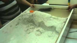 Dam collapse in lab geo 202