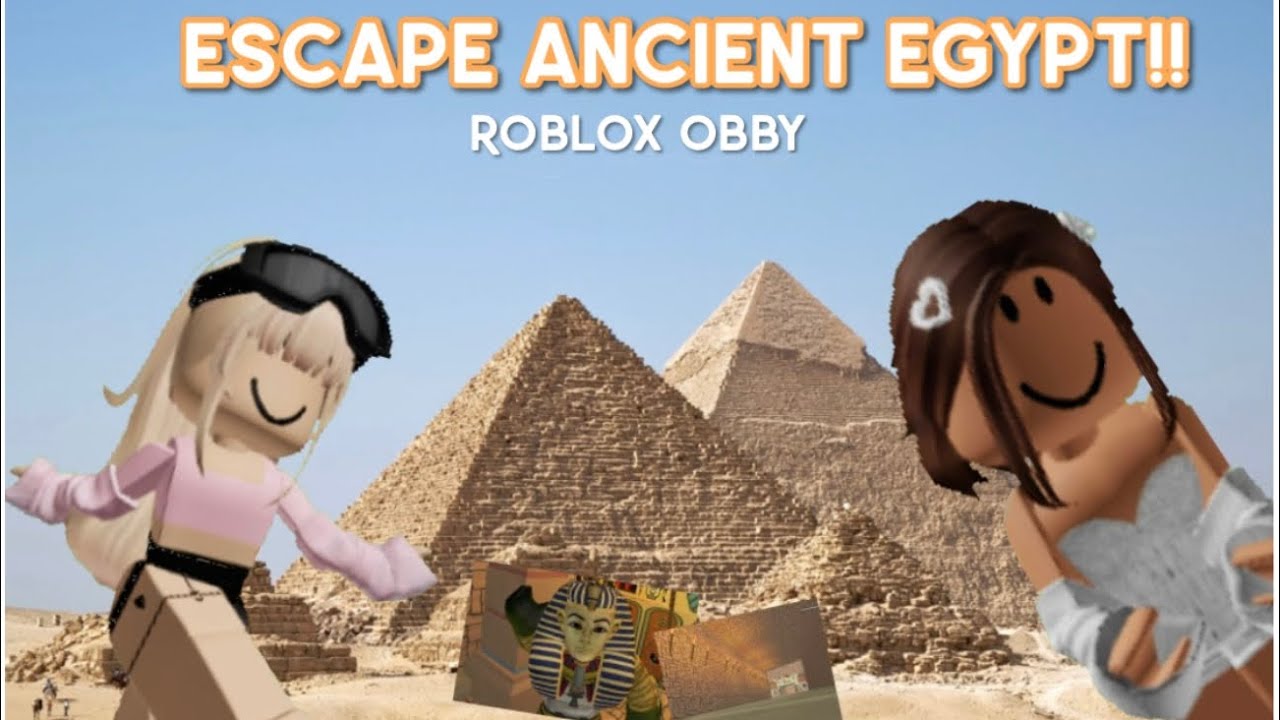 ANCIENT EGYPT OBBY ROBLOX!! With Nicole and Araina! your4queens YouTube