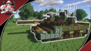 Minecraft: Modern Warfare STRV 122 (Leopard 122) | Main Battle Tank Tutorial