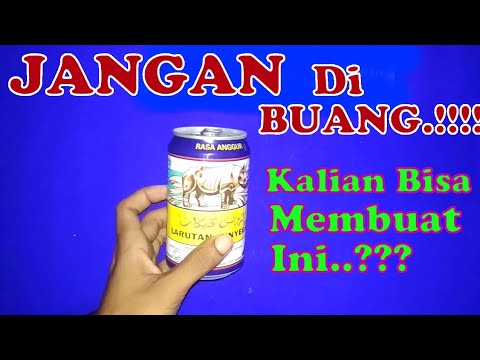 Cara membuat kerajinan  tangan dari kaleng  keterampilan 