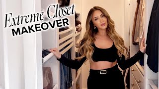 DREAM CLOSET DIY USING THE IKEA PAX SYSTEM!!! How to make it look BUILT IN + CLOSET TOUR