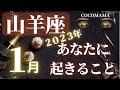山羊座♑️【🎍新年１月あなたに起きること🎍2023年】ココママの個人鑑定級タロット占い🔮ラッキアイテム❤