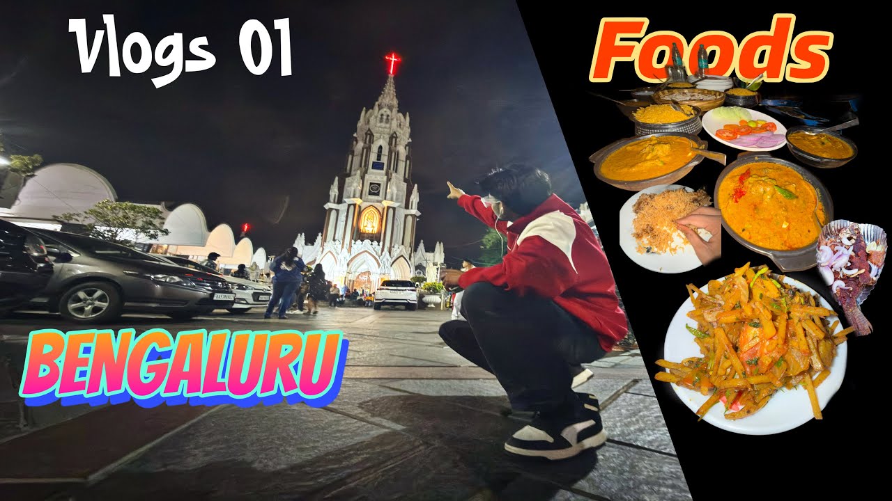 Exploring the rich india “BENGALURU” | St. Mary's Basilica | Foods | Markets | FREE🤩