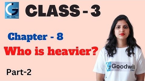 Class 3 NCERT Math Magic Chapter 8 || Who is Heavier ? Part 2 || Preeti Koli | Mini Goodwill Classes