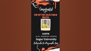 Congratulations Kartik for getting admission in DHSGSU Sagar | Student review Sagar University