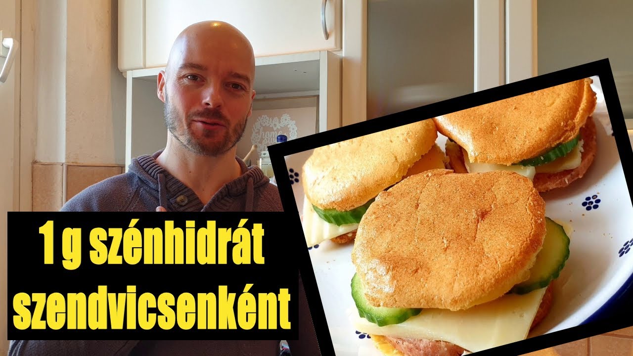 Lisztmentes ketogén szendvics: 1g szénhidrát szendvicsenként