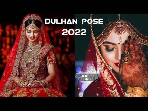 Indian Bridal Poses ll Close-Up Pose of Brides l Single Dulhan Poses ll  Photoshoot of Bride l Pose - YouTube